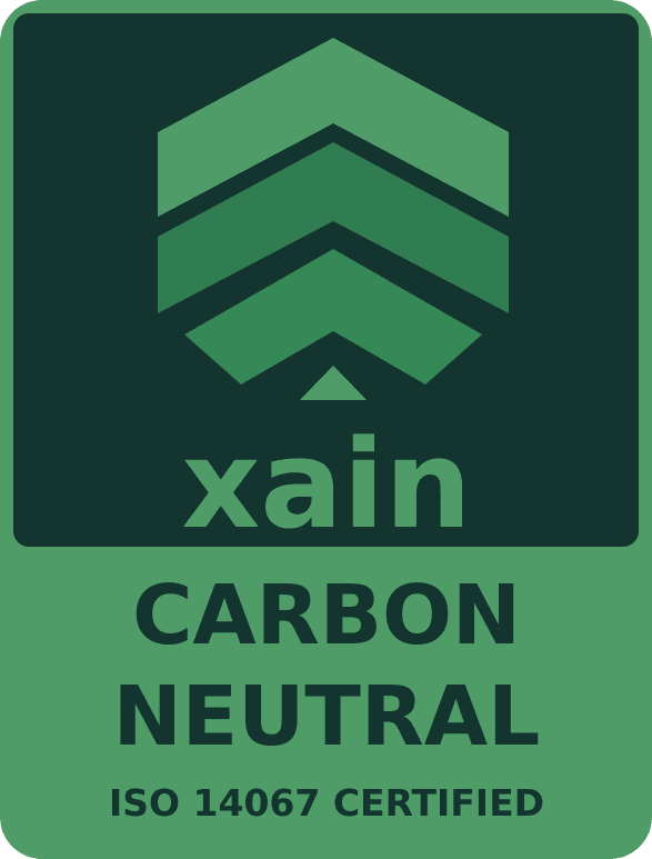 XAIN Carbon Neutral ISO 14067 Certified